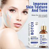 Botox Face Serum, Botox in A Bottle, Botox Stock Solution Facial Serum with Vitamin C & E, Instant Face Tightening & Anti Aging Serum, Boost Skin Collagen, Reduce Fine Lines, Wrinkles, Plump Skin