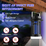 Morole Bug Zapper for Indoor Outdoor, Rechargeable Mosquito Zapper with LED Light, Portable Electric Fly Traps, Mosquito Killer, Insect Pest Control for Home, Backyard, Patio, Camping, Fishing