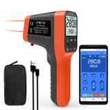 Digital Infrared Thermometer Gun 30:1, BTMETER Dual Laser IR Temperature Gauge BT-1600APP Measure High Temp -58℉ to 2912℉ with Data Logging for HVAC Kiln Forge Oven Pizza Cooking(Not for Human)