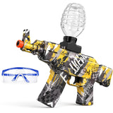 Anstoy Electric with Gel Ball Blaster AKM-47 Splatter Ball Blaster for Orby Gun Automatic for Christmas, Halloween, Birthday Gift, Adults Ages 14+(Yellow)