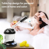 Hair Steamer Kingsteam 2 in 1 Ozone Facial Steamer, Design for Personal Care Use at Home or Salon Barber