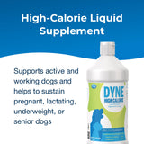 Pet-Ag Dyne High Calorie Liquid Nutritional Supplement for Dogs & Puppies 8 Weeks and Older - 16 oz - Supports Performance and Endurance - Sweet Vanilla Flavor