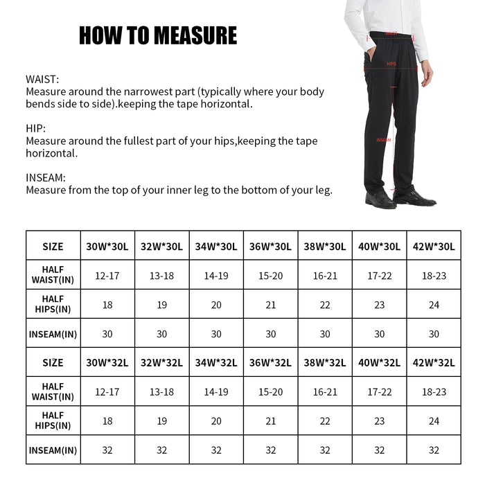 LETAOTAO Mens Elastic Waist Pants for Seniors High Stretch Expandable Waist Pants for Elderly with Magnet Button (Black 36W x 30L)