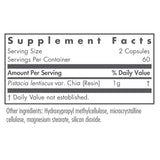 Nutricology Mastic Gum Dietary Supplement - Authentic Chios Matisha, GI Health, Hypoallergenic, Vegetarian Capsules, Gluten Free - 120 Count