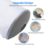 Waterproof Full Arm Cast Covers for Shower Adult, Watertight Seal Cast Covers for Shower Arm Post Surgery, Reusable Long Arm Cast Protector Shower Sleeve for Wounded Elbow Wrist Hand Finger Forearm