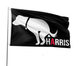 Fuck Kamala Harris Flag 3x5FT Anti Harris Support Trump 2024 Flag Vivid Color Polyester President Election Patriotic MAGA Banner With 2 Grommets (Funny Dog, 3x5FT)