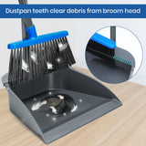 Upgrade Your Broom and Dustpan Set - Dustpan and Broom Combo Perfect for Home, Office, and More