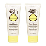 Sun Bum Sun Bum Cool Down Aloe Vera Lotion Vegan and Hypoallergenic After Sun Gel With Cocoa Butter To Soothe and Hydrate Sunburn 3 Ounce 2 Pack