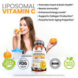 Premium Liposomal Vitamin C 2000mg - 180 Capsules –Ultra Potent High Absorption Ascorbic Acid, Supports Immune System & Collagen Booster - Powerful Antioxidant High Dose - Fat Soluble