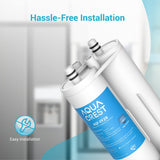 AQUA CREST Refrigerator Water Filter Replacement for WF2CB®, PureSource2®, FC100, NGFC 2000, 9916, 469916, 469911, EWF2CBPA®