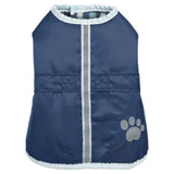 Zack & Zoey Thermapet Nor'easter Coat, Navy, Small