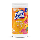 Lysol Disinfecting Wipes, Mango & Hibiscus, Pack of 6, 80ct