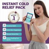 Instant Ice Packs for Injuries 25 Packs (7” x 4”) | Instant Ice Cold Pack - Cold Compress Disposable Ice Pack for Pain Relief, First Aid Essential, Swelling, Toothache, Athletes & Outdoor Activities