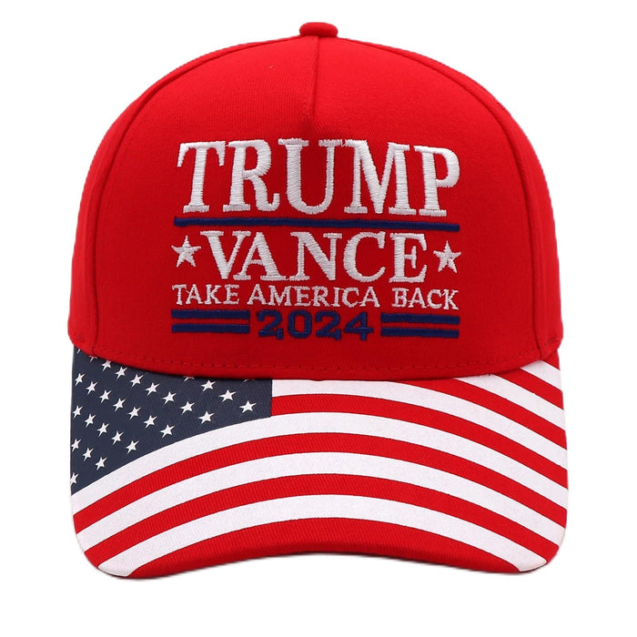 Trump Merchandise Trump Hat Donald Trump 2024 Hat Take America Back MAGA Hat USA Embroidery Adjustable Baseball Cap