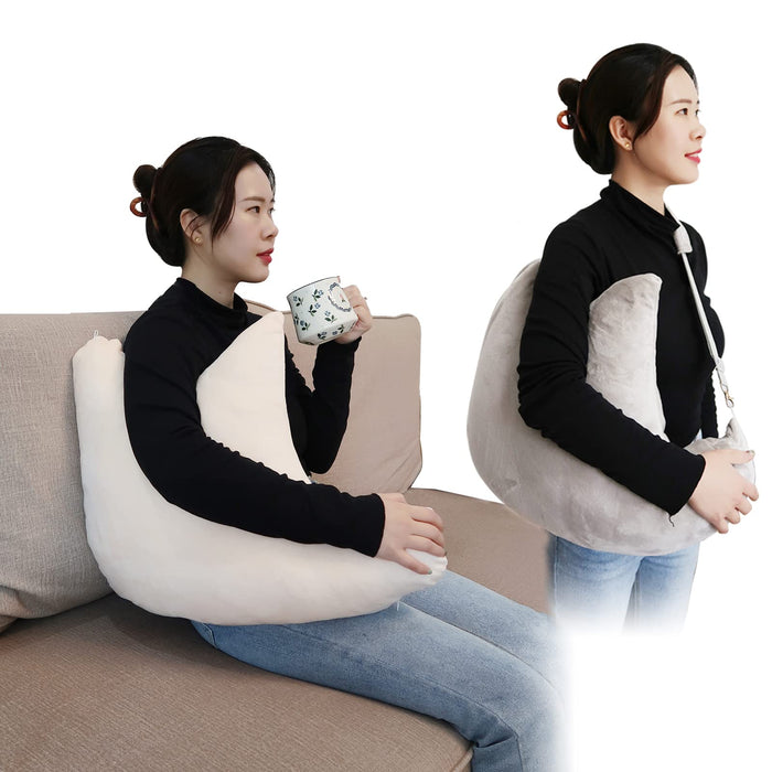 zimucxn Shoulder Surgery Pillow - Provide Post Shoulder Surgery Support, Ergonomic Rotator Cuff Pillow - Comfortable, Adjustable Structure, Shoulder Pain Relief, Firm and Removable(Orange)