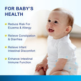Life-Space 60 Grams, for 0-36 Month Baby, 7.5 Billion CFU & Multi Strain, Balance Microflora, Supports Digestive Health & Nutrient Absorption & Immunity, No Refrigeration Probiotic Powder for Baby