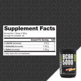 NutraBio BCAA 5000 Powder - Vegan Fermented BCAAs - Supports Lean Muscle Growth, Recovery, Endurance - Zero Fat, Sugar, and Carbs - 60 Servings - Strawberry Lemon Bomb