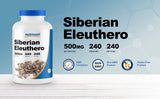 Nutricost Siberian Eleuthero 500mg, 240 Capsules - Eleutherococcus Senticosus - Gluten Free & Non-GMO