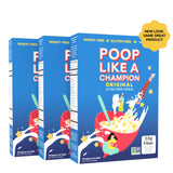 Poop Like A Champion Healthy Choice Ultra High Fiber Cereal - A Low Carb Food & Fiber Supplement | Breakfast Essentials with Soluble Fiber, Insoluble Fiber & Psyllium Husk Powder