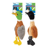 Grriggles US2001 14 14 Wild Bird Unstuffies Canada Goose Dog Squeak Toy, Small