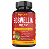 Boswellia Serrata Extract Capsules 3200Mg - 150 Counts 5 Month Supply - Supports Joint Health & Immune System - Combined with Turmeric Curcumin, Ginger, Black Pepper & Green Tea