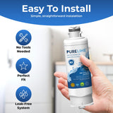 Pureline DA97-17376B Samsung Water filter Replacement, HAF-QIN/EXP Refrigerator Water Filter Replacement. (3 Pack)