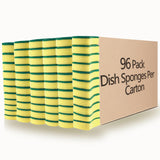 Kitchen Cleaning Sponges,96 Pack Eco Non-Scratch for Dish,Scrub Sponges