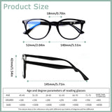 Henotin 6 Pack Reading Glasses for Women Men Blue Light Blocking Stylish Computer Readers with Leather Case (Mix-Black Leopard, 3.5, multiplier_x)