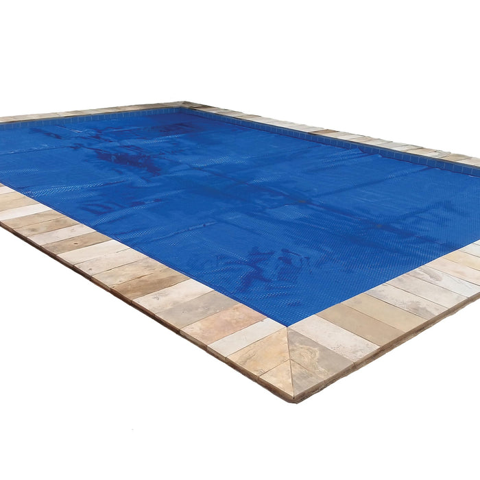In The Swim 12' x 20' Standard Blue Rectangle Solar Pool Cover 8 Mil for Solar Heating Above Ground Pools and Inground Pools