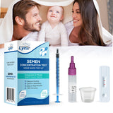 Sperm Test Kit for Men - Easy Male Fertility Test Results in Minutes, Normal or Low Sperm Count - Male Fertility Test | Convenient Accurate & Private Vasectomy Sperm Check Test Kit for Sperm Fertility