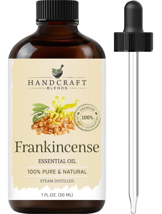 Frankincense Essential Oil - 1 Fl Oz - 100% Pure and Natural - Premium Grade Essential Oil for Diffuser and Aromatherapy