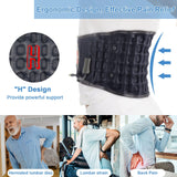 Goldmille Back Pain Belt Inflatable Lumbar Support for Lower Back Pain Relief Decompression Belt Spinal Traction Device, One Size Fits 29-49 Waist