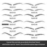 ARESVNS Tattoo Eyebrow 66 Pairs!Newly Improved 4D Hair-Like Authentic Eyebrows,Realistic Imitation Eyebrow Tattoo Stickers,Popular Black Eyebrow for Women Girls,Waterproof and Long-Lasting 3-5 Days