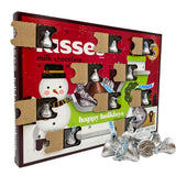 Hershey Milk Chocolate Kisses Candy Filled 2022 Christmas Advent Calendar, 3.8oz (2 pack)