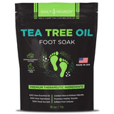 Tea Tree Oil Foot Soak with Epsom Salt - Made in USA - for Toenail Athletes Foot, Stubborn Foot Odor Scent, Softens Calluses & Soothes Sore Tired Feet - 16 Ounces