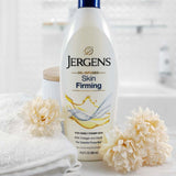 Jergens Skin Firming Body Lotion for Dry to Extra Dry Skin, Skin Tightening Cream with Collagen and Elastin, Instantly Moisturizes Dry Skin, Dermatologist Tested, Hydralucence Blend, 3-16.8 oz