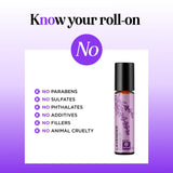 Lavender Essential Oil Roll On - Calming Aromatherapy Oil Roller for Sleep Headaches and Relaxation - Natural Pre-Diluted Sleep Oil for Nighttime Relaxation with Lavender Essential Oil for Skin 3-Pack