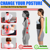 ABISIKER Posture Corrector for Women and Men, Adjustable Back Brace, Breathable and Porous Back Straightener for Scoliosis, Hunchback Correction, Back Pain, Spine Corrector, Back Support (M)