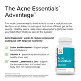 Terry Naturally Acne Essentials - 60 Capsules - Reduces Breakouts, Supports Healthy Skin - Vegan, Non-GMO, Gluten Free - 60 Servings