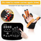 MZU Upgraded rehabilitation robotic glove for hempiplegia stroke paralysis arthriti patient physical reabilitech,finger and hand function workout recovery device,massager machine gloves.