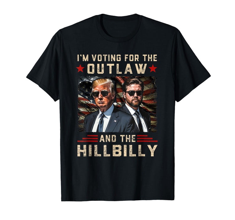 Trump 2024 Flag Outlaw Hillbilly J.D.Vance 2024 Donald Trump T-Shirt