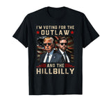 Trump 2024 Flag Outlaw Hillbilly J.D.Vance 2024 Donald Trump T-Shirt