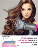ANIEKIN Hair Dryer, 1875W Ionic Blow Dryer with Diffuser, Professional Portable Hair Dryers & Accessories for Women Curly Hair, Grey