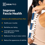 KOAPro Facia Blaster Tool for Cellulite - Large Full Body Neck Massager Pain Relief, Deep Tissue Muscle Massage for Back, Legs, Trigger Point Tool - Myofascial & Fascia Release Tools Alleviate Tension