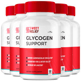 Sweet Relief Glycogen Support Blood Formula Supplement Capsules, SweetReliefGlycogen Healthy Blood Advanced Formula Pills - Maximum Strength, Sweet Relief Glycogen Blood Support Reviews (5 Packs)