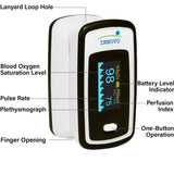 Innovo Deluxe iP900AP Fingertip Pulse Oximeter Blood Oxygen Saturation Monitor with Alarm, Plethysmograph and Perfusion Index