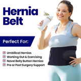 Plus Size Hernia Belt for Men & Women | Post Surgery Abdominal Binder Postpartum Belly Band Belly Wrap | Hysterectomy, Umbilical Inguinal Hernia | Belly Binder & Tummy Tuck | Fajas Para Hombres (XXXL)