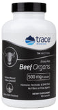 Trace Minerals | Ancestral Beef Organ Capsules (Liver, Heart, Kidney, Pancreas, Spleen) | Pasture Raised, Grass Fed & Finished | Paleo & Keto Friendly | 30 Servings | 180 Count