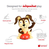 Toniebox Audio Player Starter Set with Spidey, Ghost-Spider, Spin, Black Panther, and Playtime Puppy - Listen, Learn, and Play with One Huggable Little Box - Gray