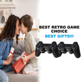 Hikonia Retro Game Console with 10000 Games,Plug & Play Video Game Console 9 Emulators Classic Games,4K HDMI Output for TV,Dual Controllers Birthday Gifts for Boys & Girls 64G